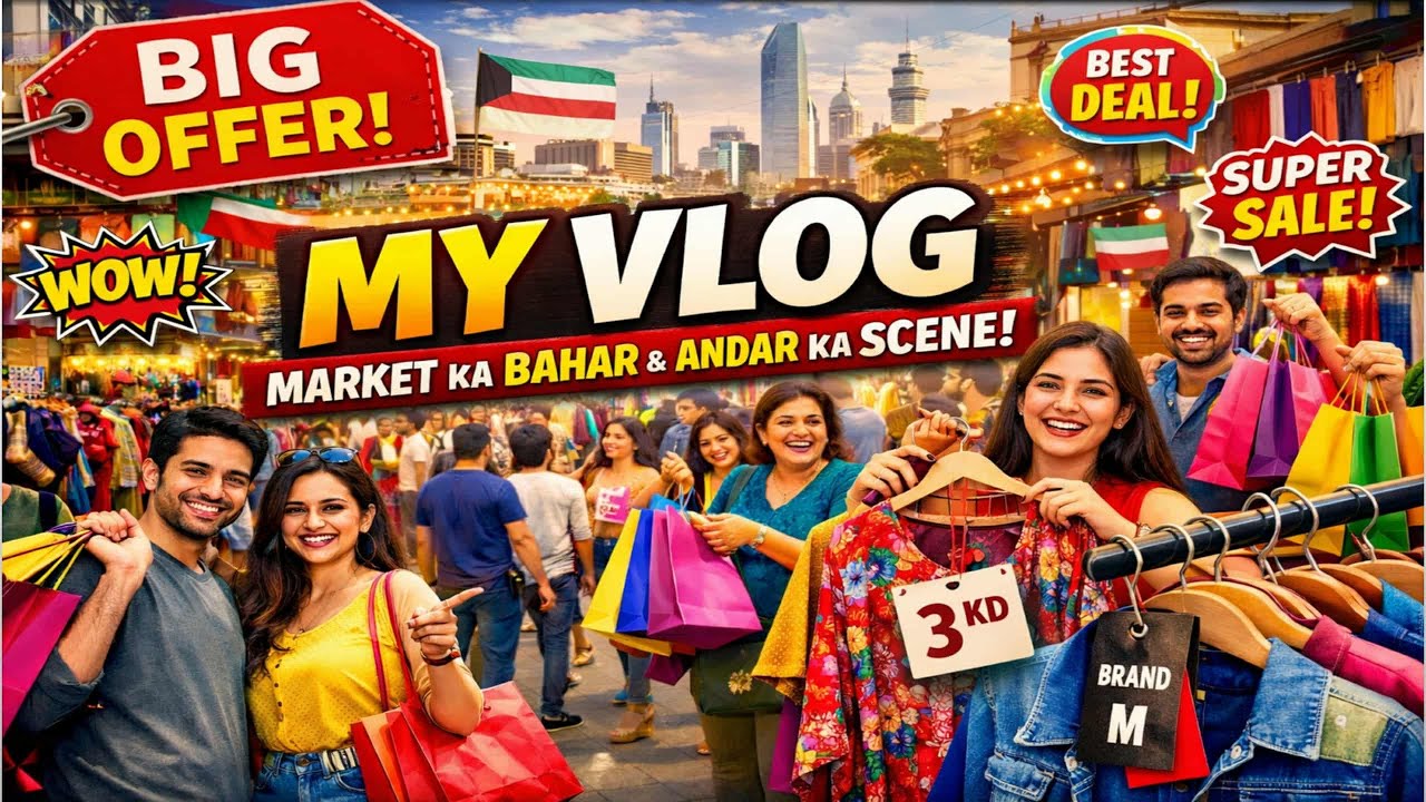 Kuwait Red Tag Shopping 🛍️ | Full Mall Tour & Offers | Hindi Vlog #RedTagKuwait#vlog #trending 