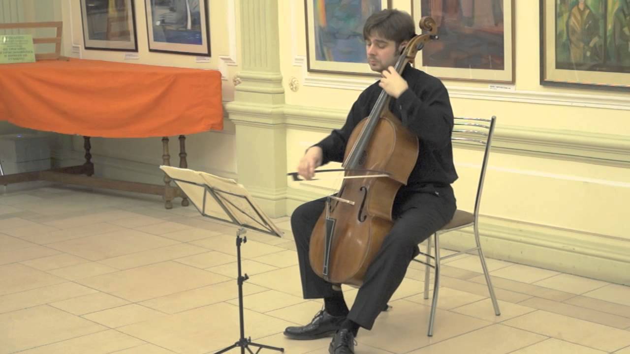 Bach J.S. Suite BWV 1009. Pavel Serbin (Baroque cello)