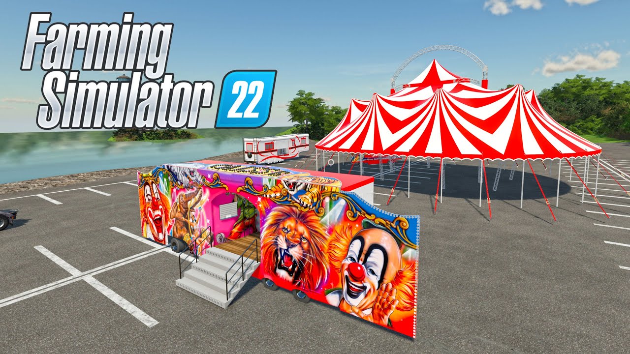 EL CIRCO en LA PLAYA! | 🏡 FARMING 22