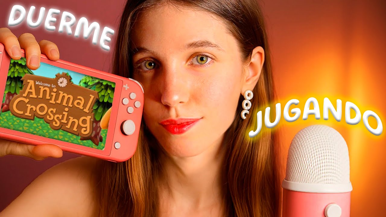 ASMR JUGANDO en la SWITCH para que te DUERMAS EN MINUTOS 🌙 (Animal Crossing)