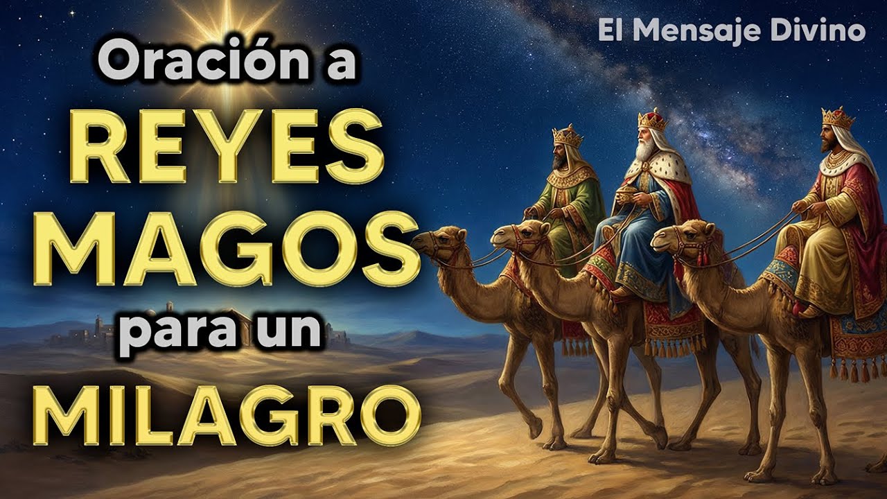 Oración a los 3 REYES MAGOS para pedir un MILAGRO🙏❤️6 de Enero