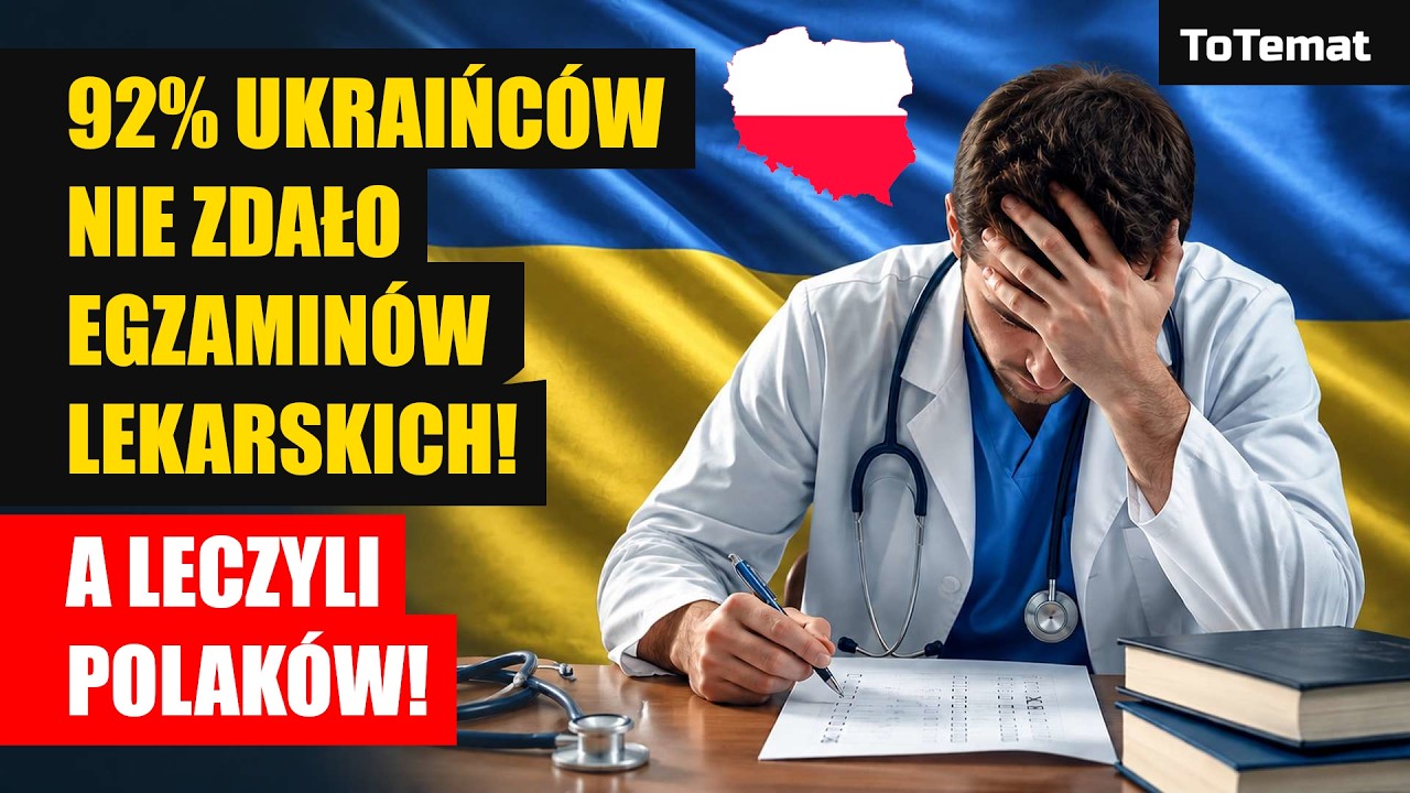 92% of Ukrainians failed medical exams! And they treated Poles!