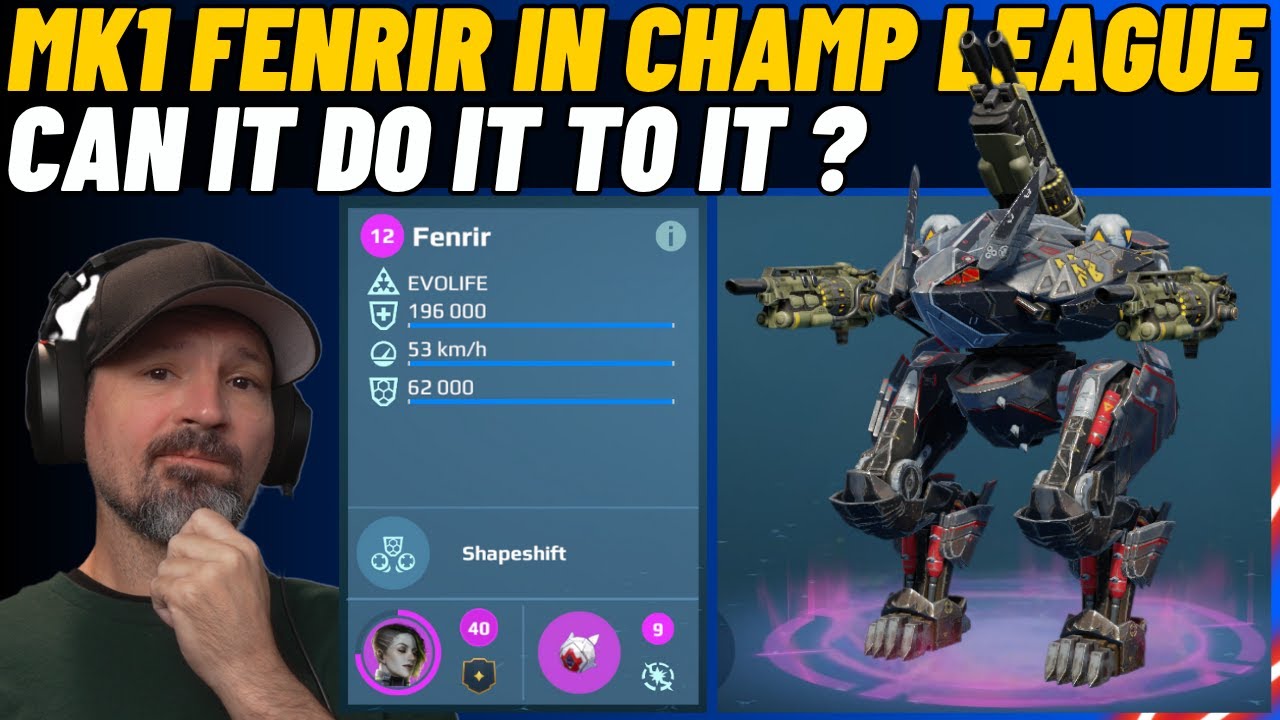 War Robots MK1 F2P Fenrir Build Геймплей
