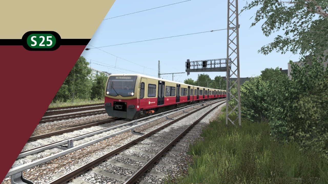 Heute unterwegs als S25 von S Potsdamer Platz nach S Teltow Stadt