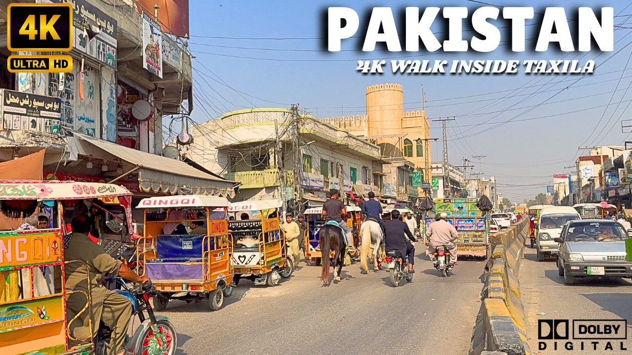 🇵🇰 Unseen Walk 4k Through Ancient City Taxila Pakistan With Captions | Unseen Pakistan 