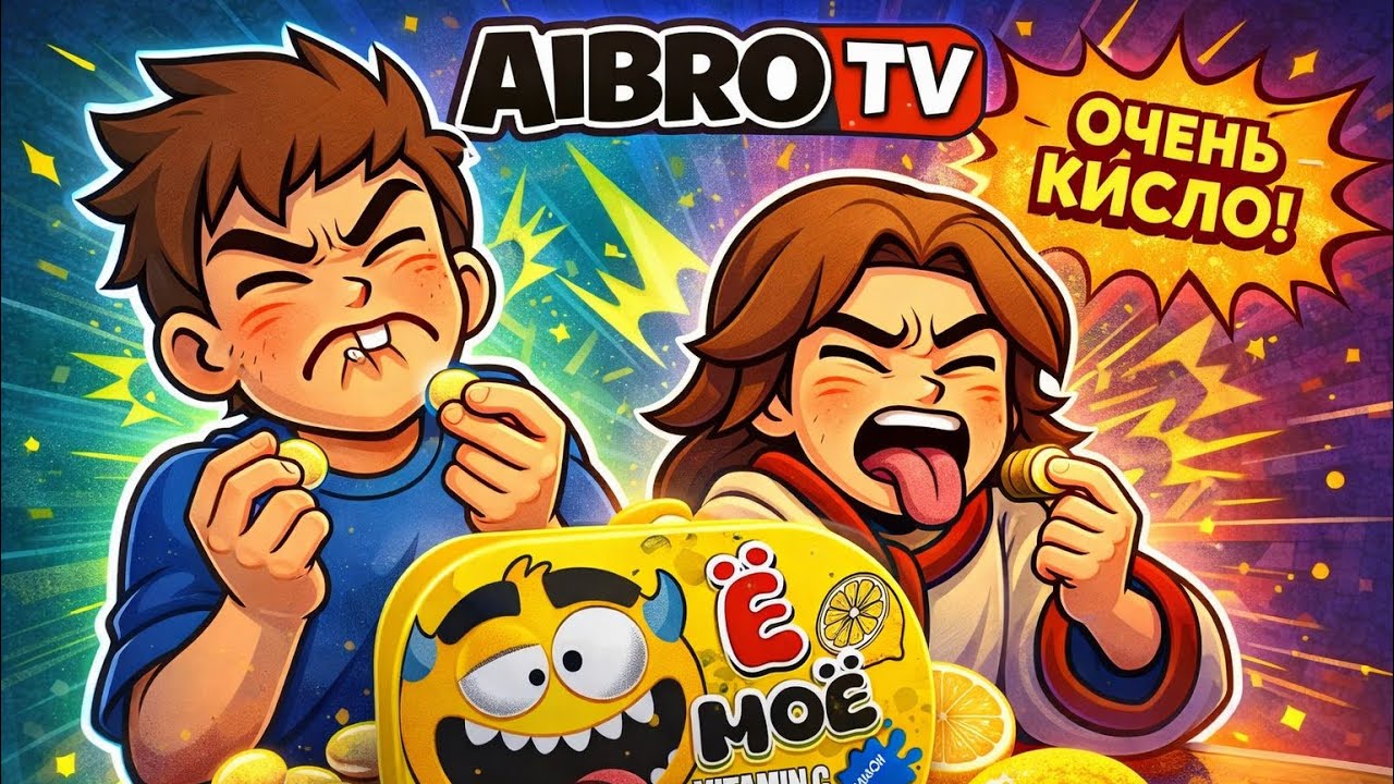  AIBRO TV пробуют САМЫЕ КИСЛЫЕ таблетки «Ё-Моё»!