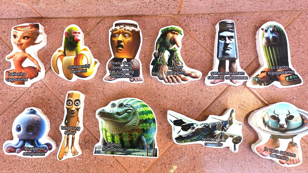 What Makes BRAINROT DIY Collection Reverse Unboxing So Satisfying Tung Tung Sahur Ballerina