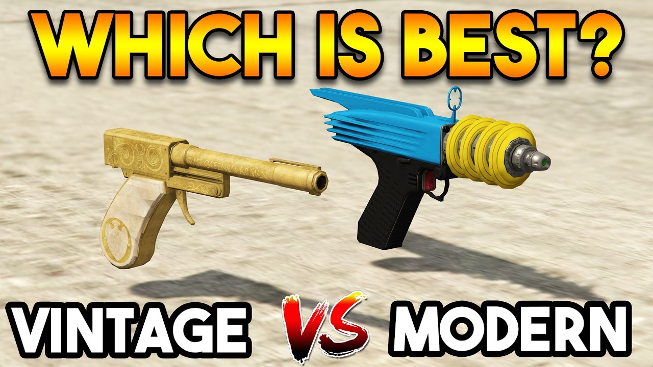 GTA 5 ONLINE : VINTAGE PISTOL VS MODERN PISTOL (WHICH IS BEST?)
