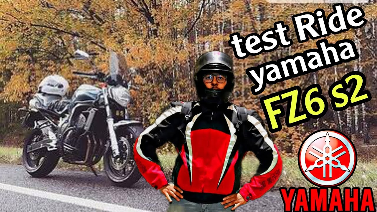 مطور ناضي مجنون  test Ride YAMAHA FZ6 s2