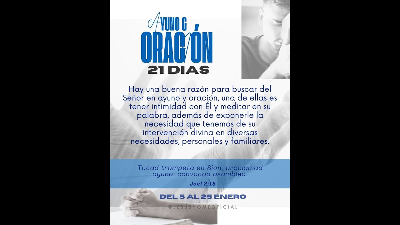 Oración De La Mañana 6 am | 21 días de ayuno y oración - Día 18