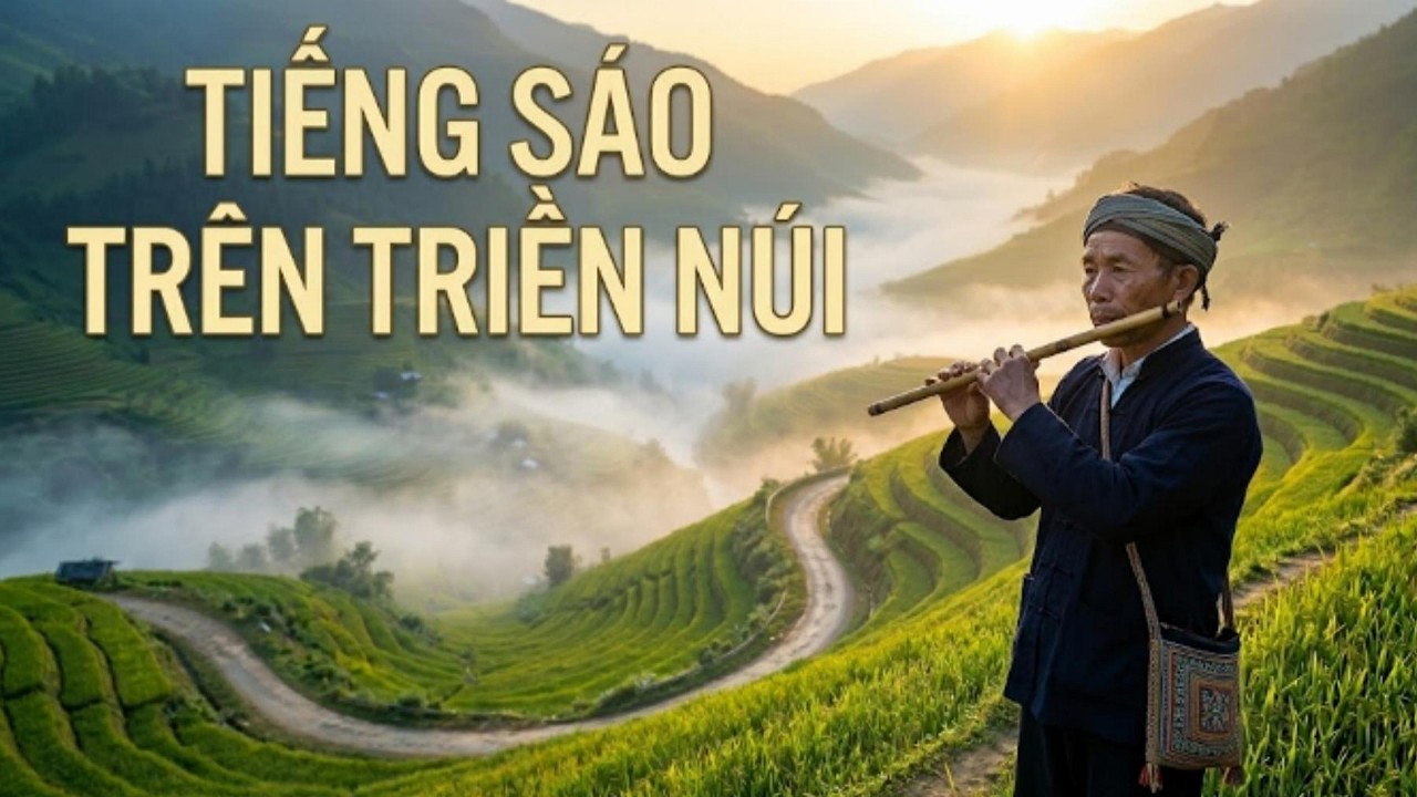 Tiếng Sáo Trên Triền Núi | Nhạc Sáo Trúc Tây Bắc Giữa Ruộng Bậc Thang