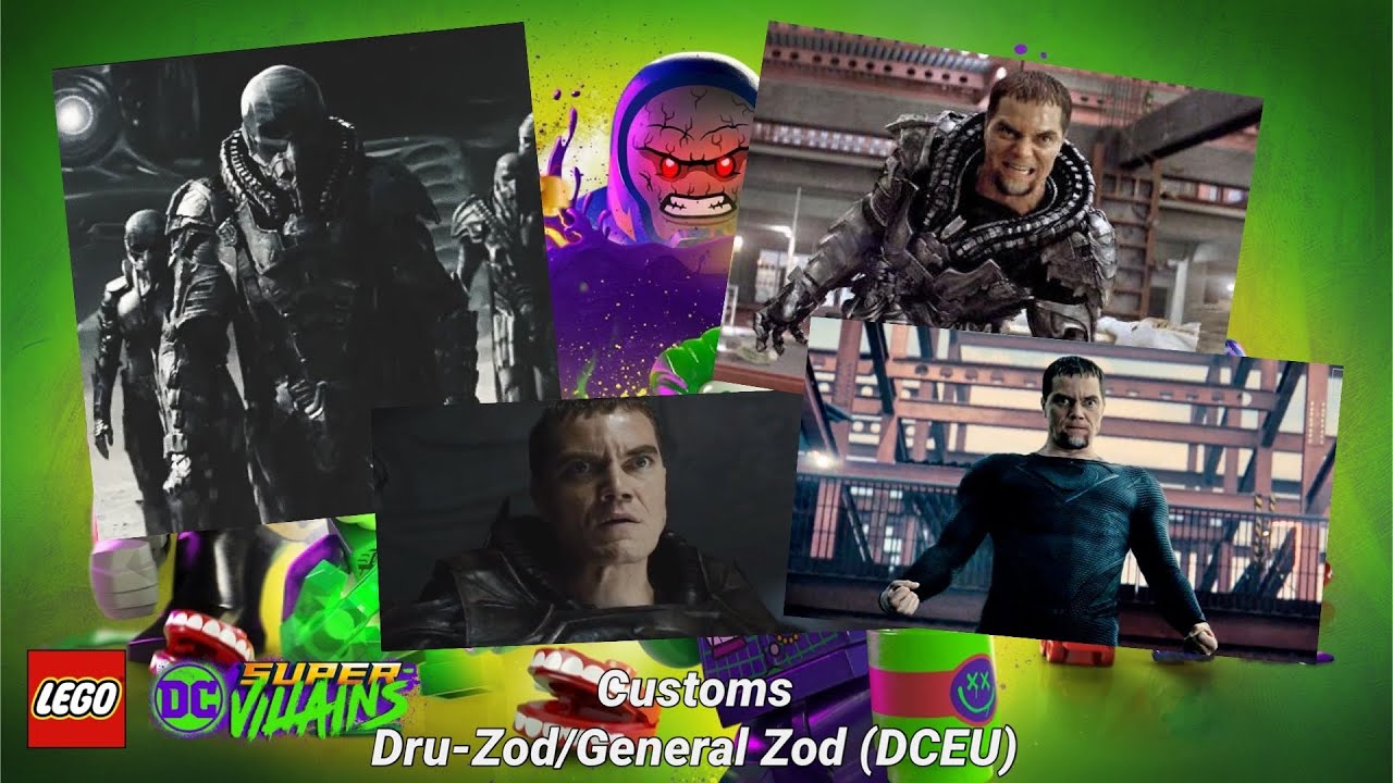 (FOR KIDS) LEGO DC Super Villains customs Dru-Zod/General Zod (DCEU)
