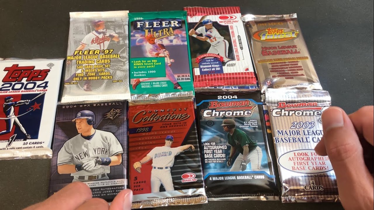 OPENING BASEBALL CARD PACKS FROM 1995 - 2005! The Millennium Box Returns