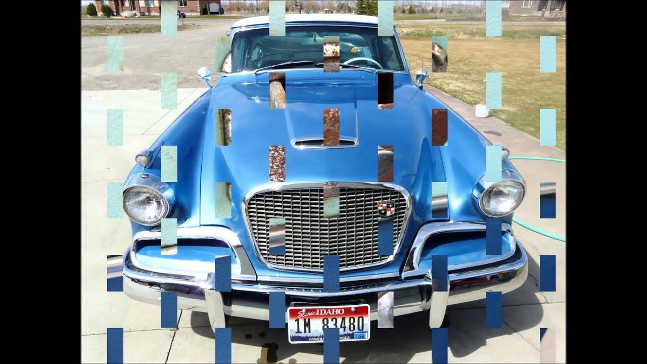 1957 Studebaker Silver Hawk Before and After