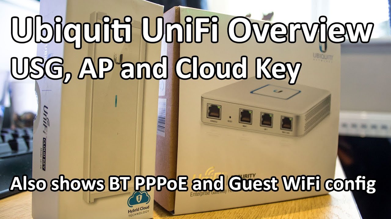 Ubiquiti UniFi Overview - USG, AP and Cloud Key