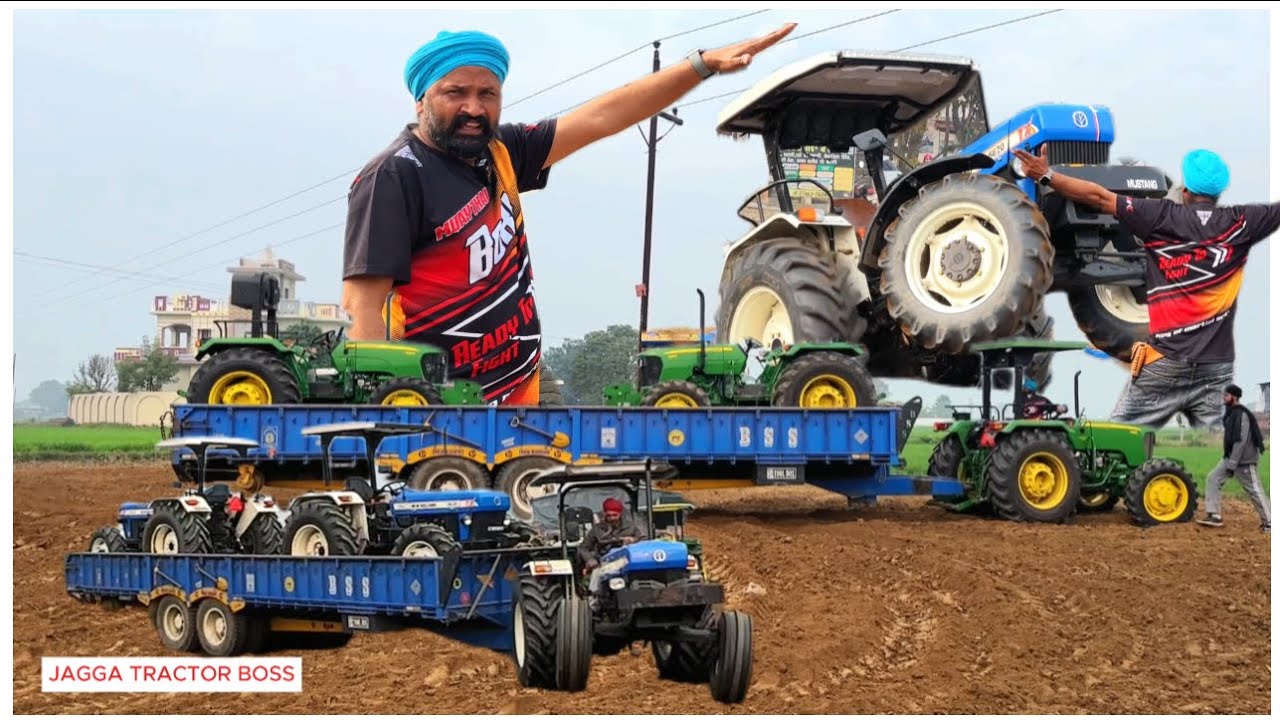 New Holland 3630 4x4 full Engine Turbo diesel pump modified 5210 4x4  0 ਮੀਟਰ 4 Tractor ਜੱਗਾ ਬੋਸ
