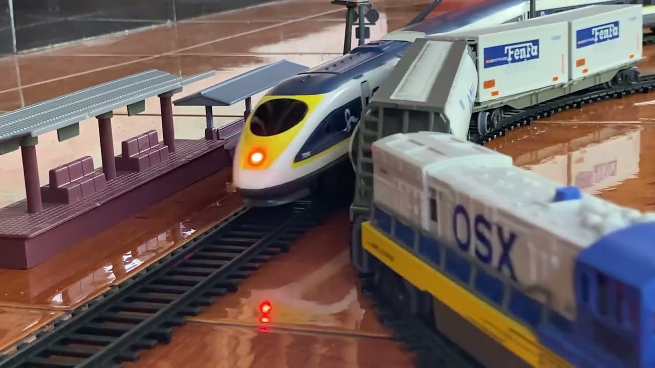 Kereta Miniatur Diesel Fenfa OSX 3 Gerbong 🚆 | ASMR Rel Bikin Nagih