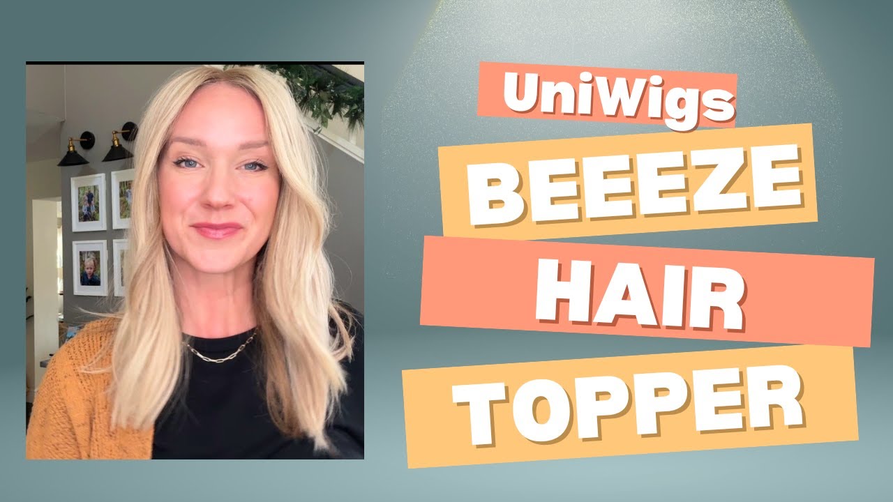 UniWigs Breeze Hair Topper with a Halo Wire
