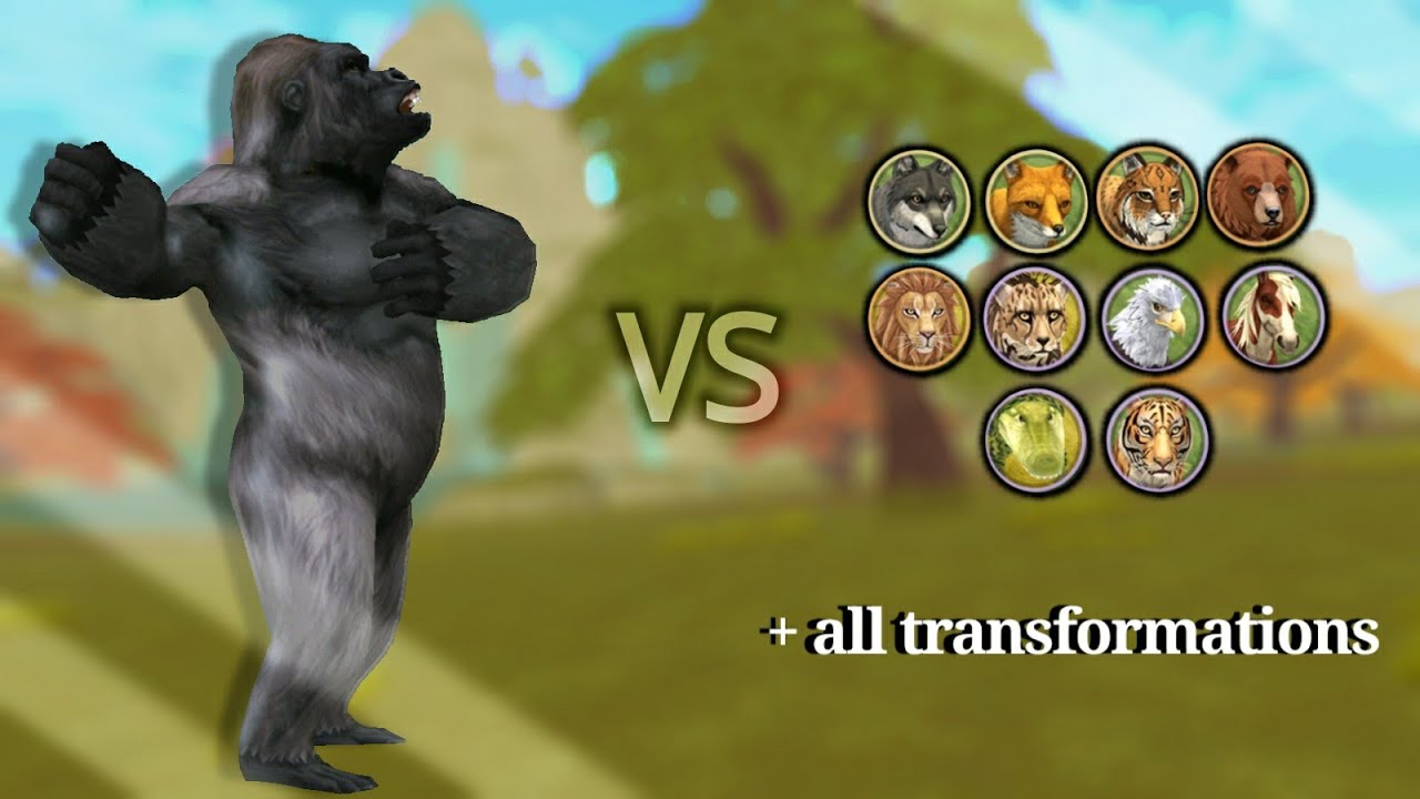 🦍 WildCraft: ГОРИЛЛА ПРОТИВ ВСЕХ ЖИВОТНЫХ