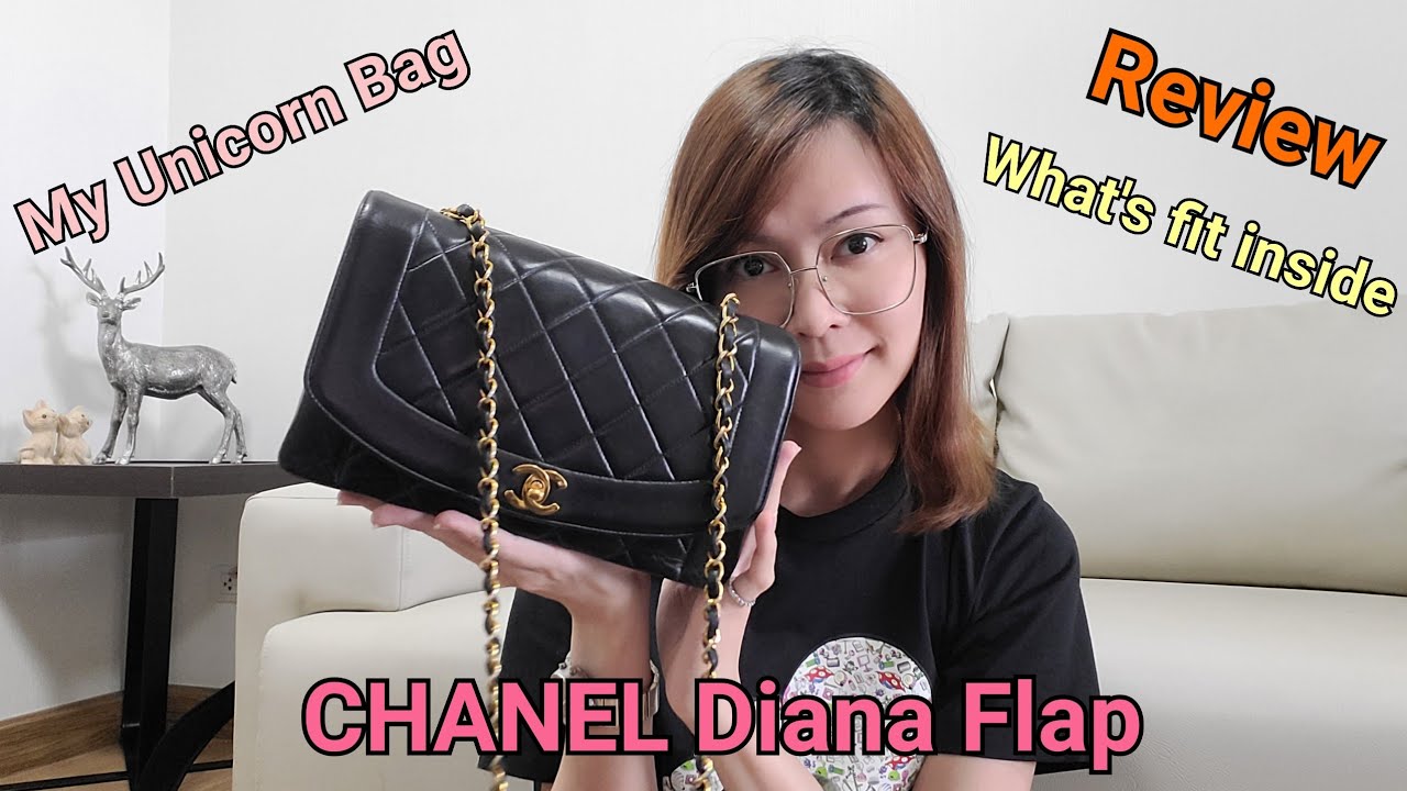 Review CHANEL Vintage Diana Flap 10