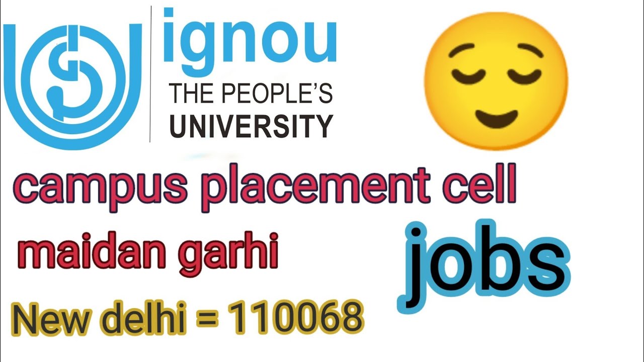 IGNOU placement cell#ignou information