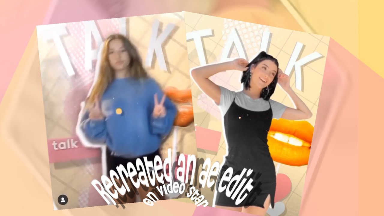 I recreated an ae edit on video star
