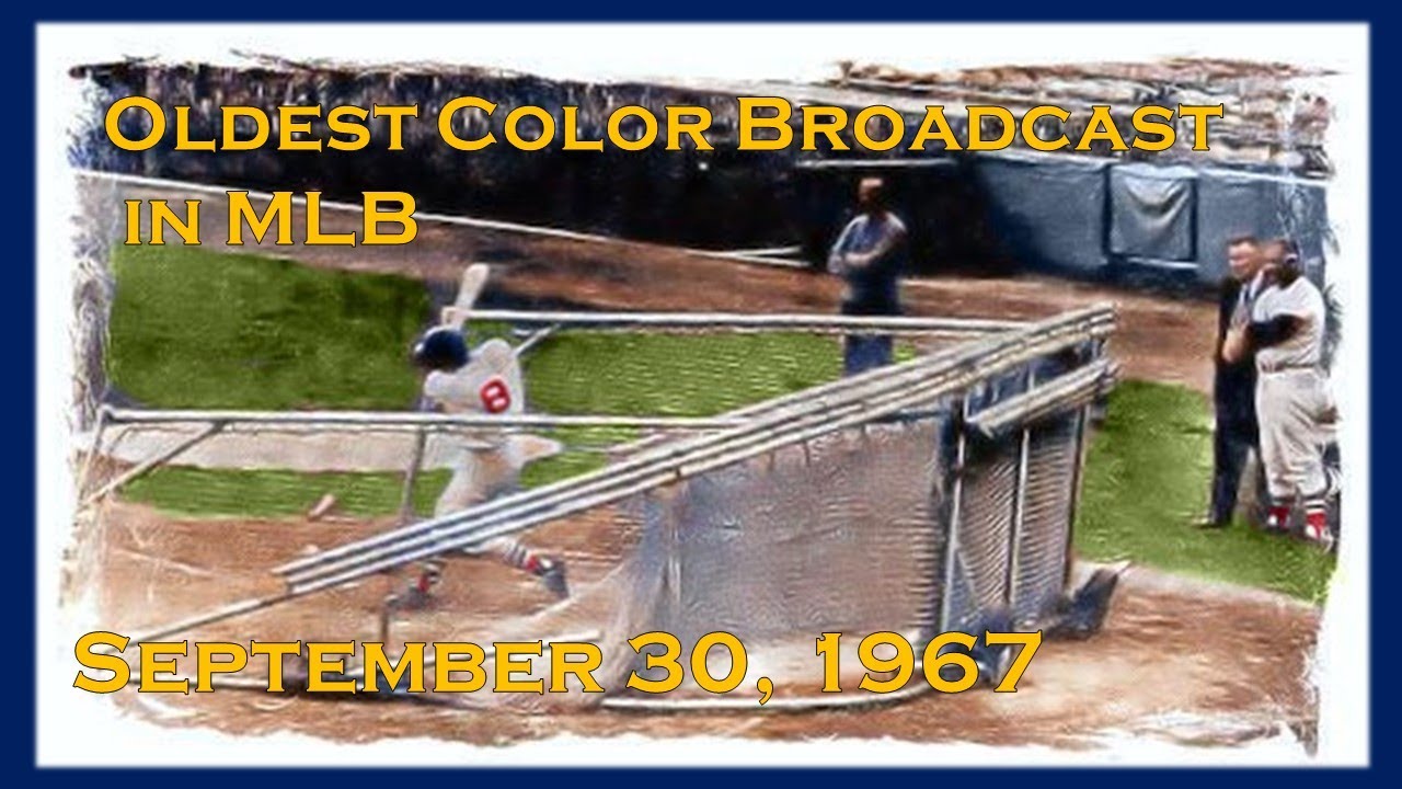 The Oldest Full Color Baseball Broadcast - Boston Red Sox vs. Minnesota Twins, 9-30-1967