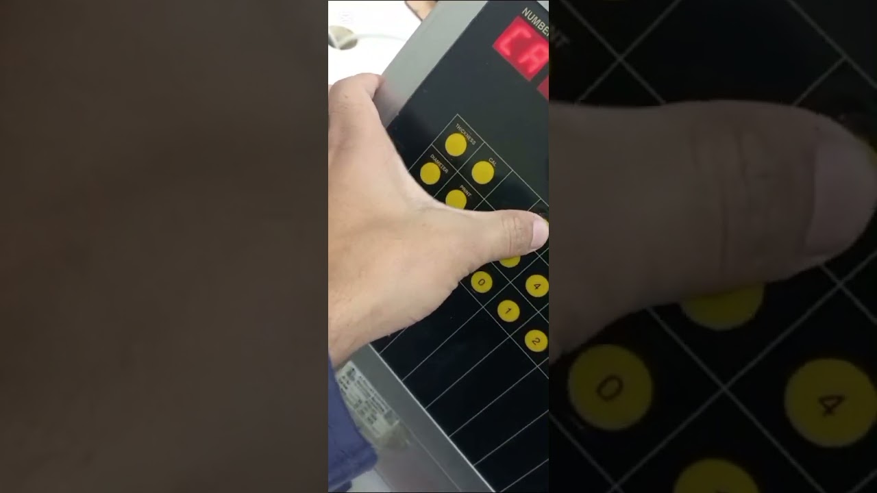 Calibration of tablet hardness tester Pharma test brand