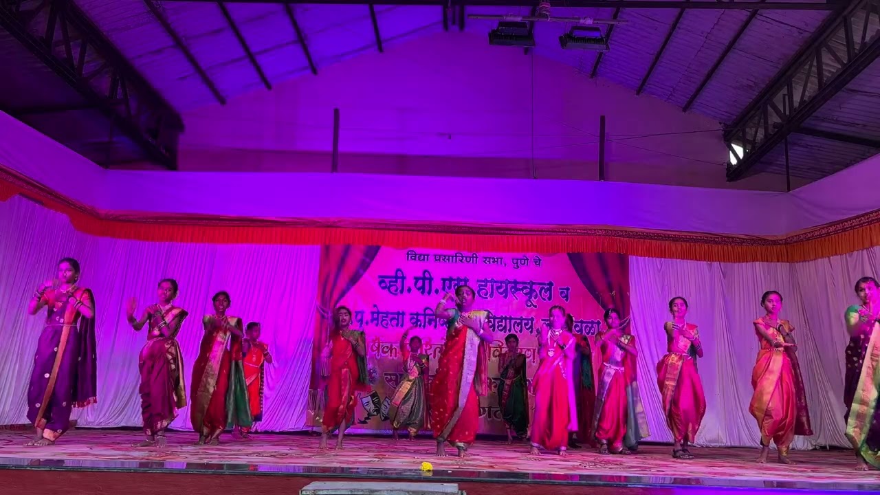 VPS high School class 6th Students performing Shetkari Nritya