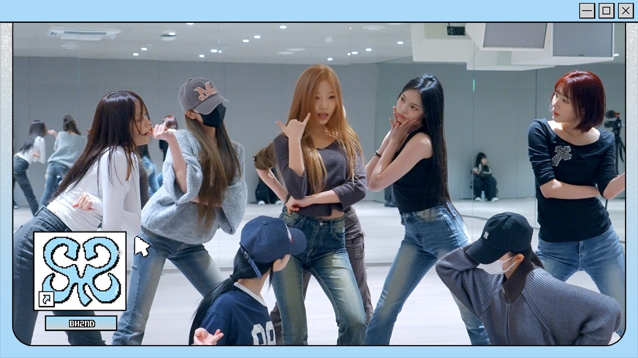 Hearts2Hearts 하츠투하츠 ‘RUDE!’ Dance Practice BH2ND