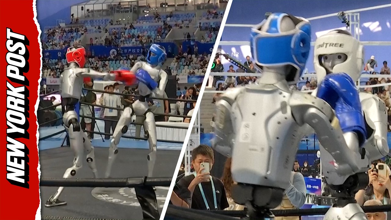 Humanoid Robots Spar, Sprint and Perform Tai Chi at China&rsquo;s Robot Olympics