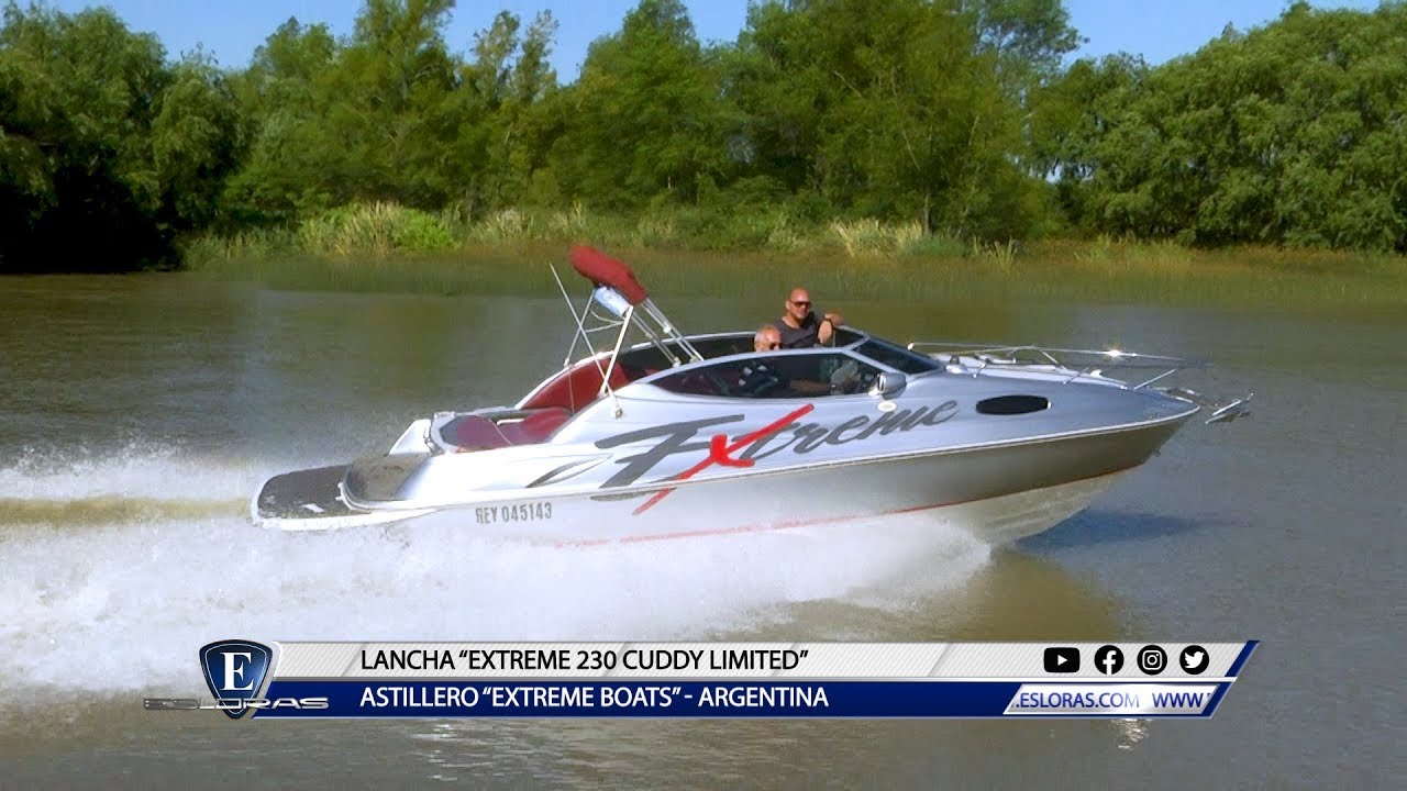 ▶️LANCHA EXTREME 230 cuddy limited - TEST DE BARCOS 🇦🇷- ESLORAS TV