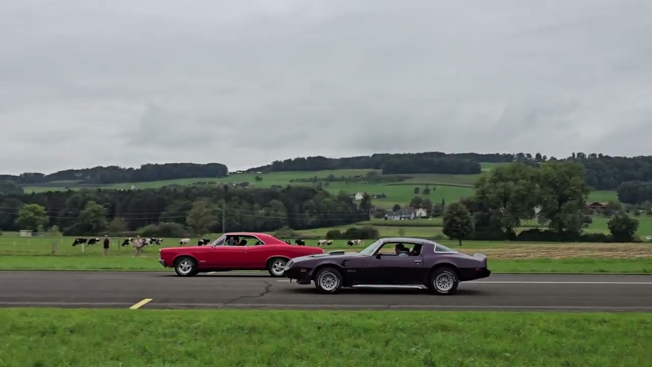 Drag Race Pontiac in Switzerland. Pontiac Day 2024 ( Triengen) #dragrace #pontiac #switzerland