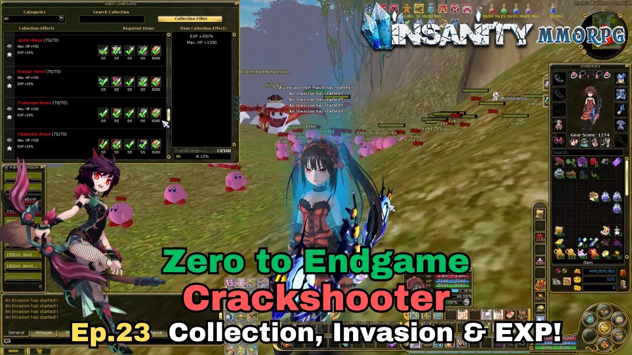 Insanity FlyFF - ZTE Crackshooter Series Ep.23 - Collection, Invasion & EXP!