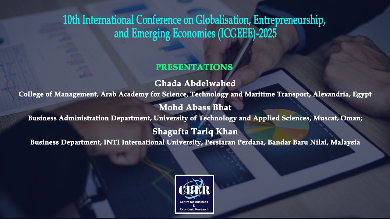 ICGEEE-2025, Presentations: Ghada Abdelwahed