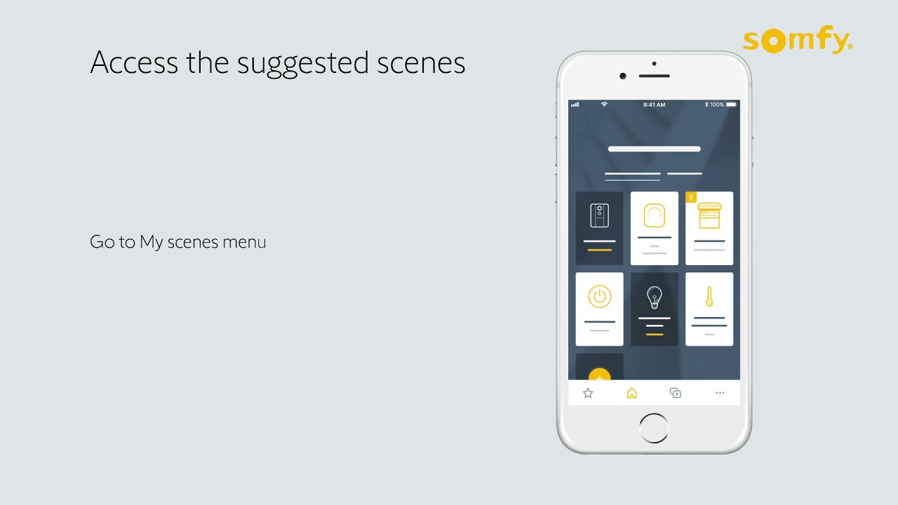 07 SOMFY TaHoma - How to easily personalise suggested scenes