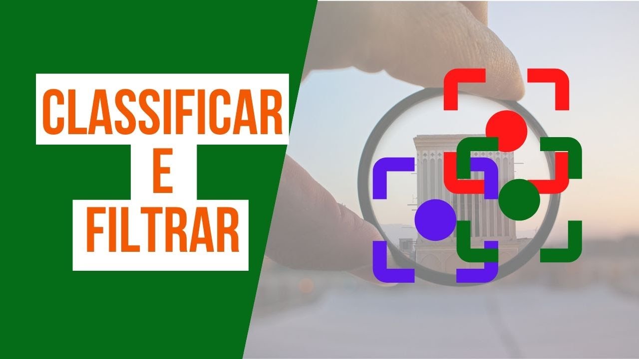 Como Colocar Filtro no EXCEL Personalizado