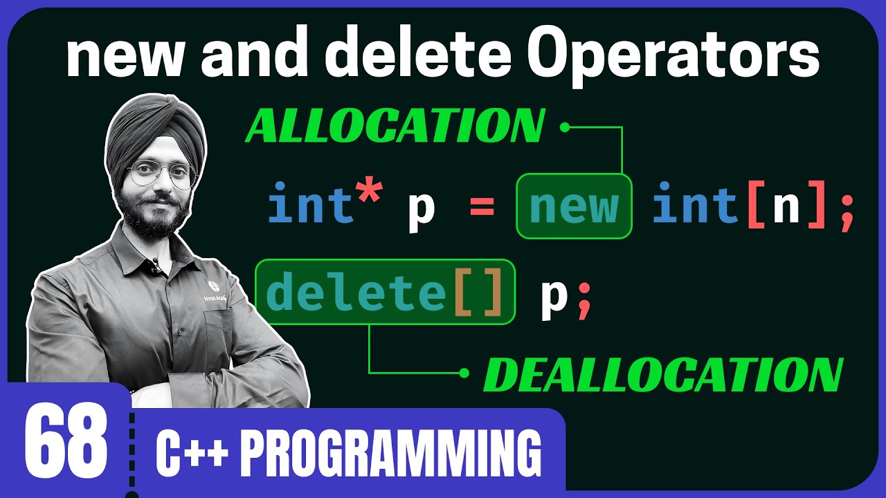 new and delete Operators in C++
