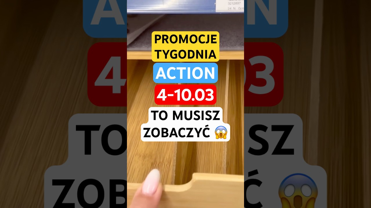 ✅ PROMOCJE 4-10.03‼️ #action #actioncowartokupić #actionhaul  #przeglądpółek #zakupy #actionpolska