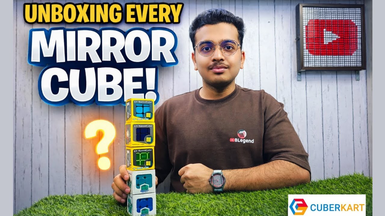 Unboxing EVERY type of Mirror Cubes | by @cuberkart 