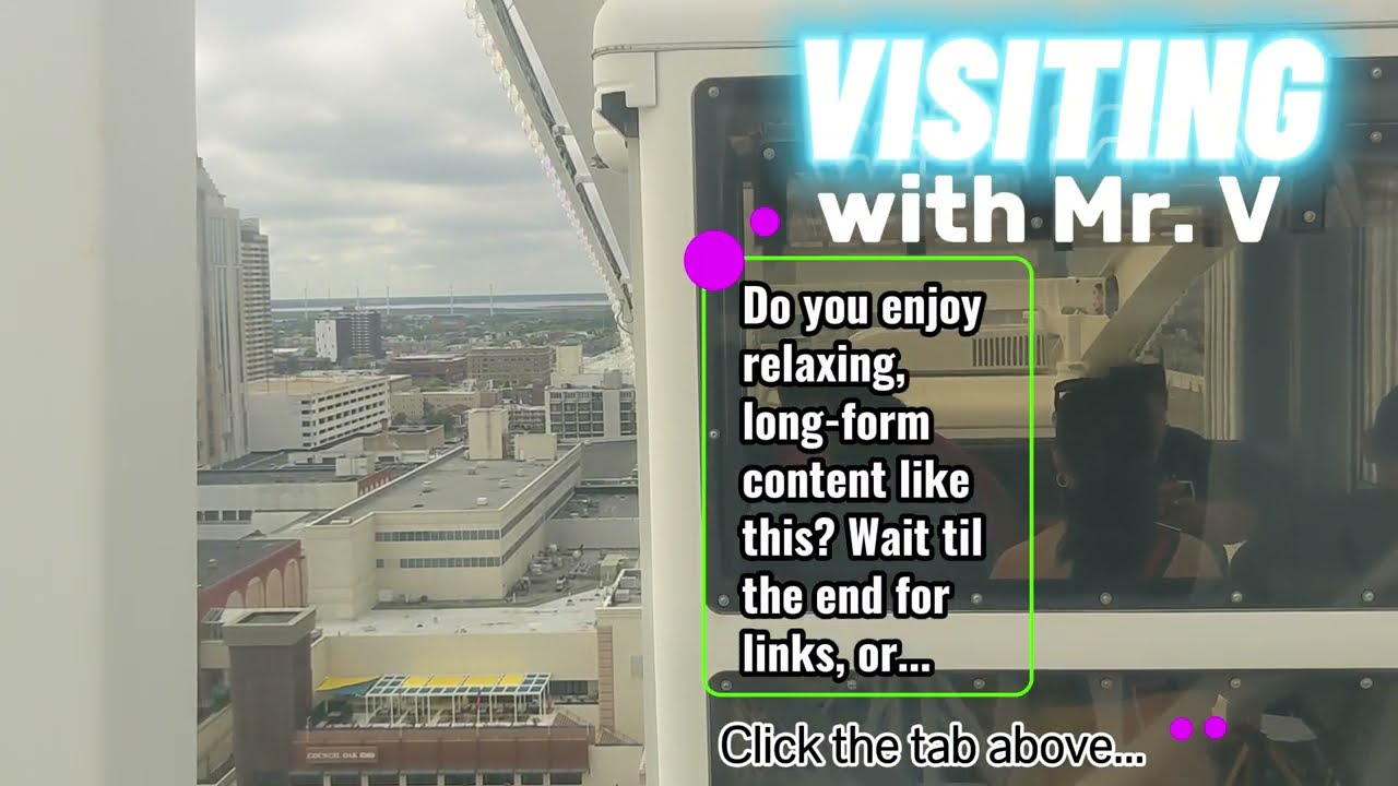 Atlantic City Ferris Wheel Ride on the Steel Pier Boardwalk #visitingwithmrv