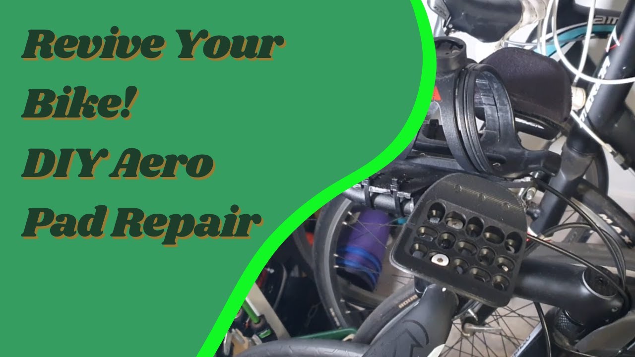DIY Repair: Fixing Damaged Aero Bar Arm Pads on a Time Trial/Triathlon Bike