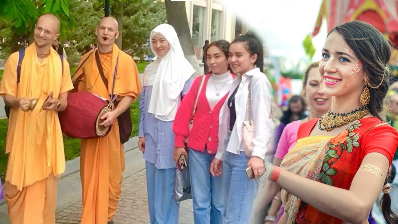 ISKCON Kirtan in Islamic Country Uzbekistan Near Mosque | Hare Krishna Kirtan | Kirtan ISKCON