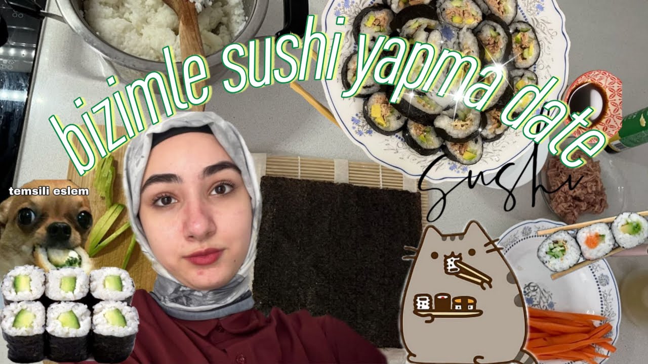 türk usulü sushi date 🍱🥢