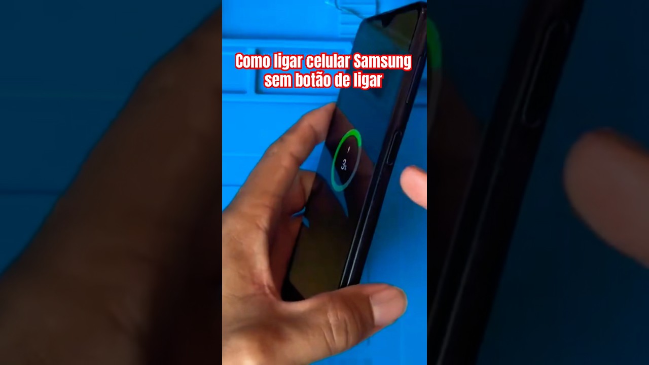 Como ligar celular Samsung sem o bot&atilde;o power! (NOVO M&Eacute;TODO)