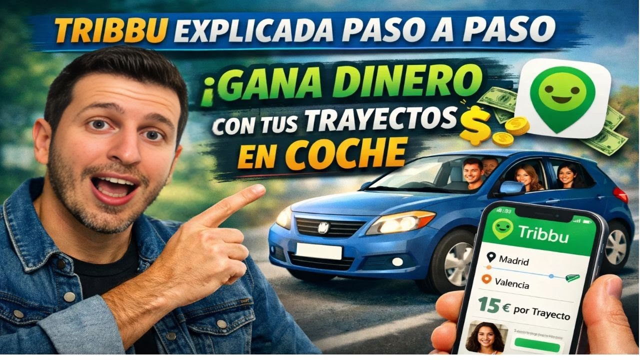 Qué es y cómo funciona la app Tribu 🚗💶 (ganar dinero compartiendo coche)