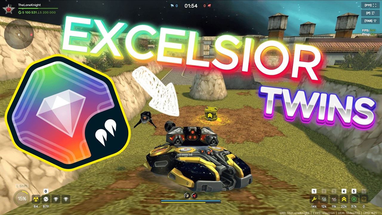 Tanki Online | Twins Excelsior Augment - The Best Twins Augment