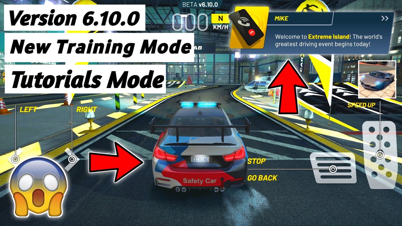 NEW UPDATE! Extreme Car Driving Simulator Version 6.10.0 2021 (Training Tutorial Mode ,Safety Car)