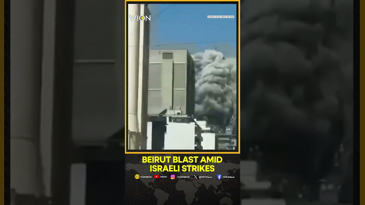Explosion Rocks Beirut as Israel Launches Its Biggest Attacks Yet on Lebanon | WION Shorts