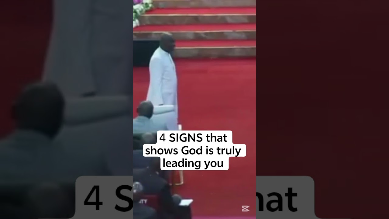 4 SIGNS that shows God is truly leading you #motivation #shorts #divineencounter #sermon #2026 #new